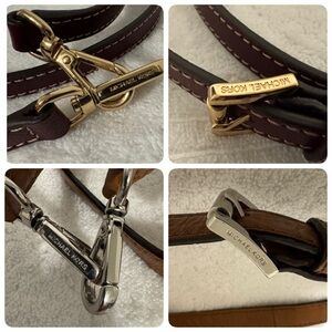 2 Michael Kors adjustable purse straps